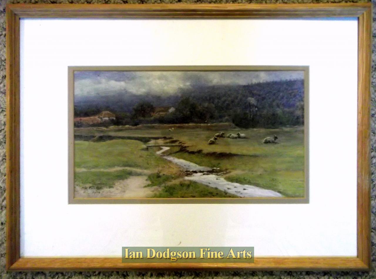 Tranquil pastures by Charles H Cooke