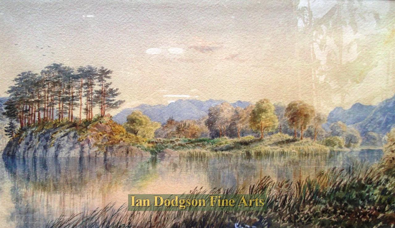 Sunset, Head of Windermere by William Taylor Longmire