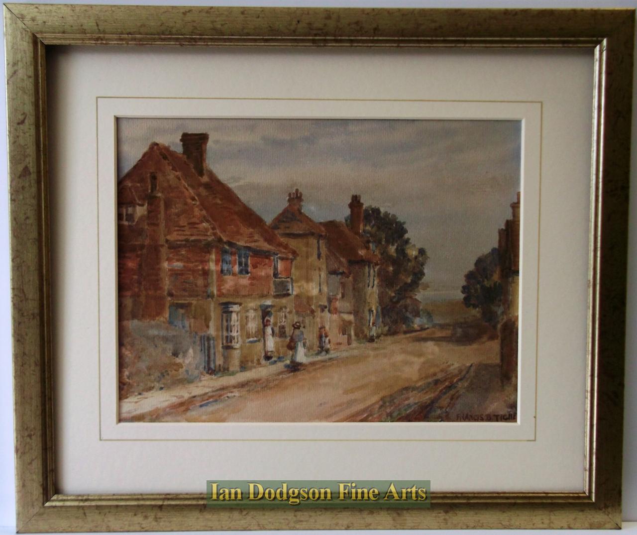 Village Street Scene by Francis Tighe
