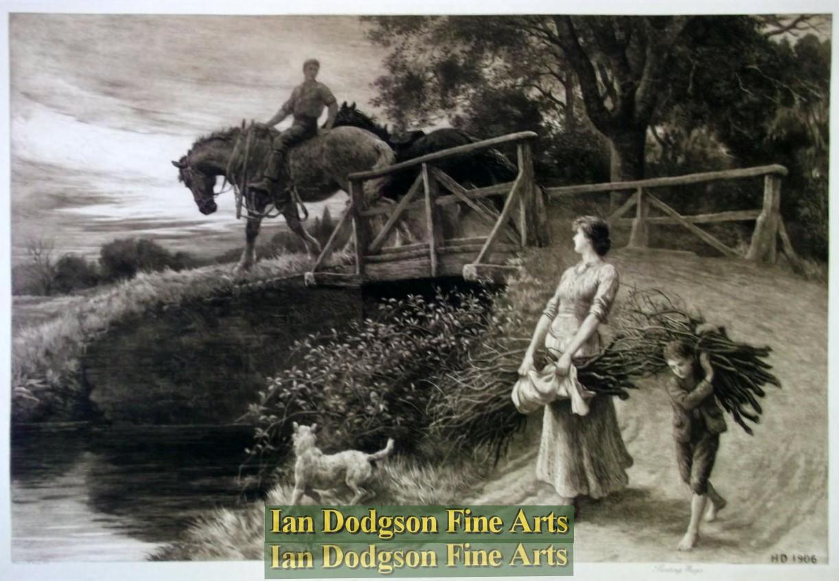 Parting ways by Herbert Dicksee