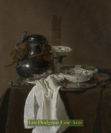 Pewter flagon with Ming Bowls by Manner, Jan Janz Treck