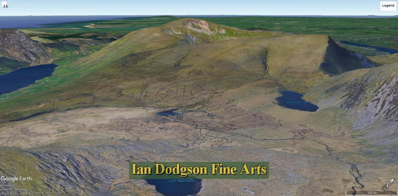 Moel Eilio & Cwm Clogwyn, Snowdon by Katherine (Kitty) Clausen