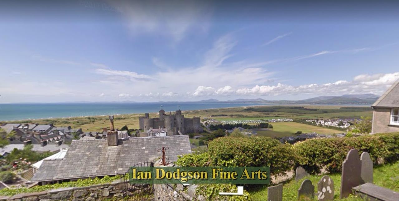 Harlech Castle, Sunset, North Wales by John Varley