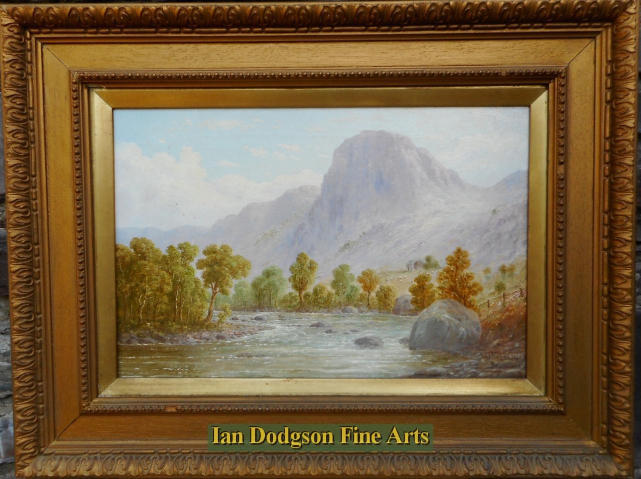 Ravens Crag and St Johns Beck, by William Taylor Longmire