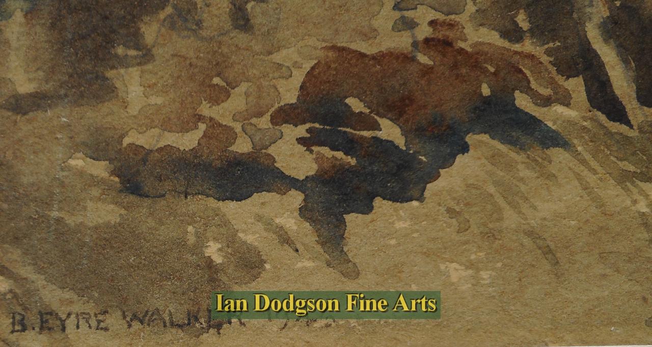 Coniston Fells from Cartmel Fells by Bernard Eyre Walker