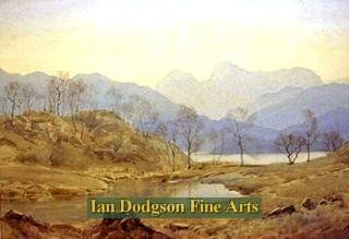 The Langdales Pikes by Bernard Eyre Walker