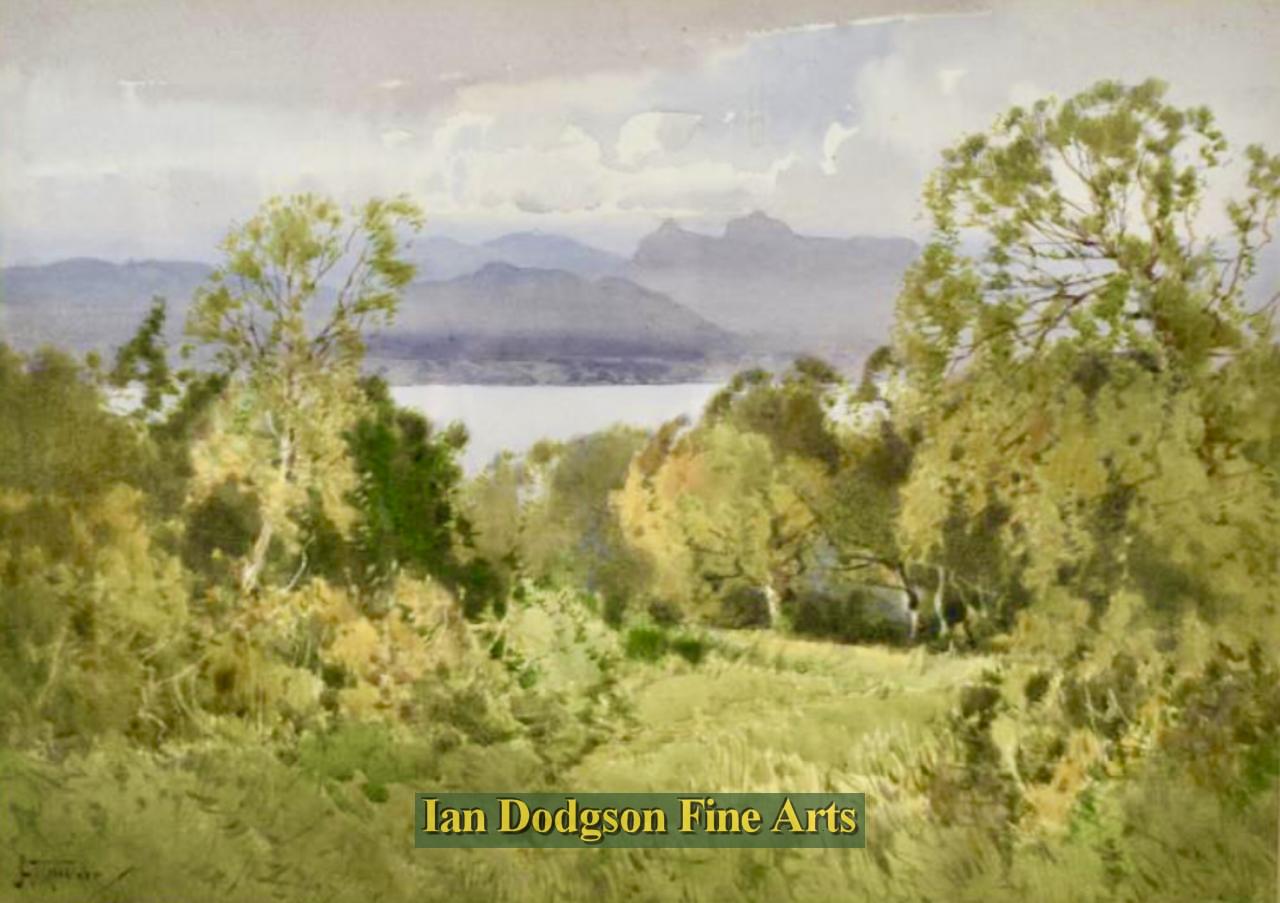 Arthur Tucker - Windermere Watercolour (c1900)