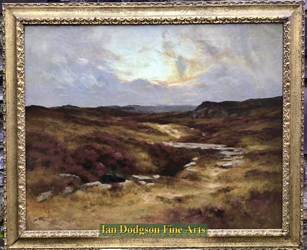 North Wales, Moorland Sunrise by Alfred Oliver