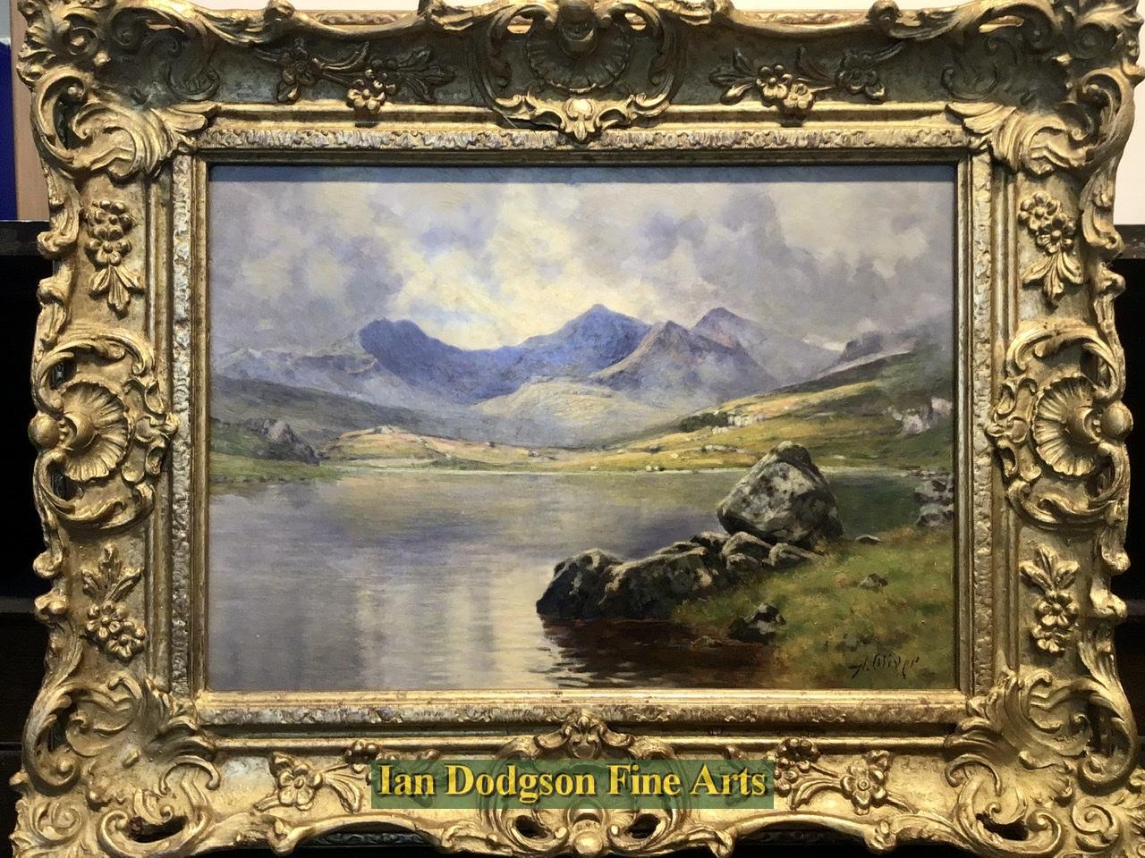 A glimpse of Snowdon  Horseshoe by Alfred Oliver