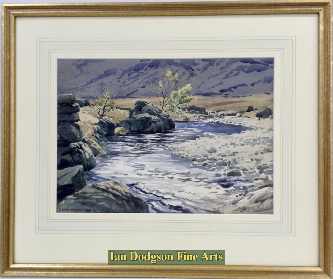 The Duddon near Birks bridge by Bernard Eyre Walker