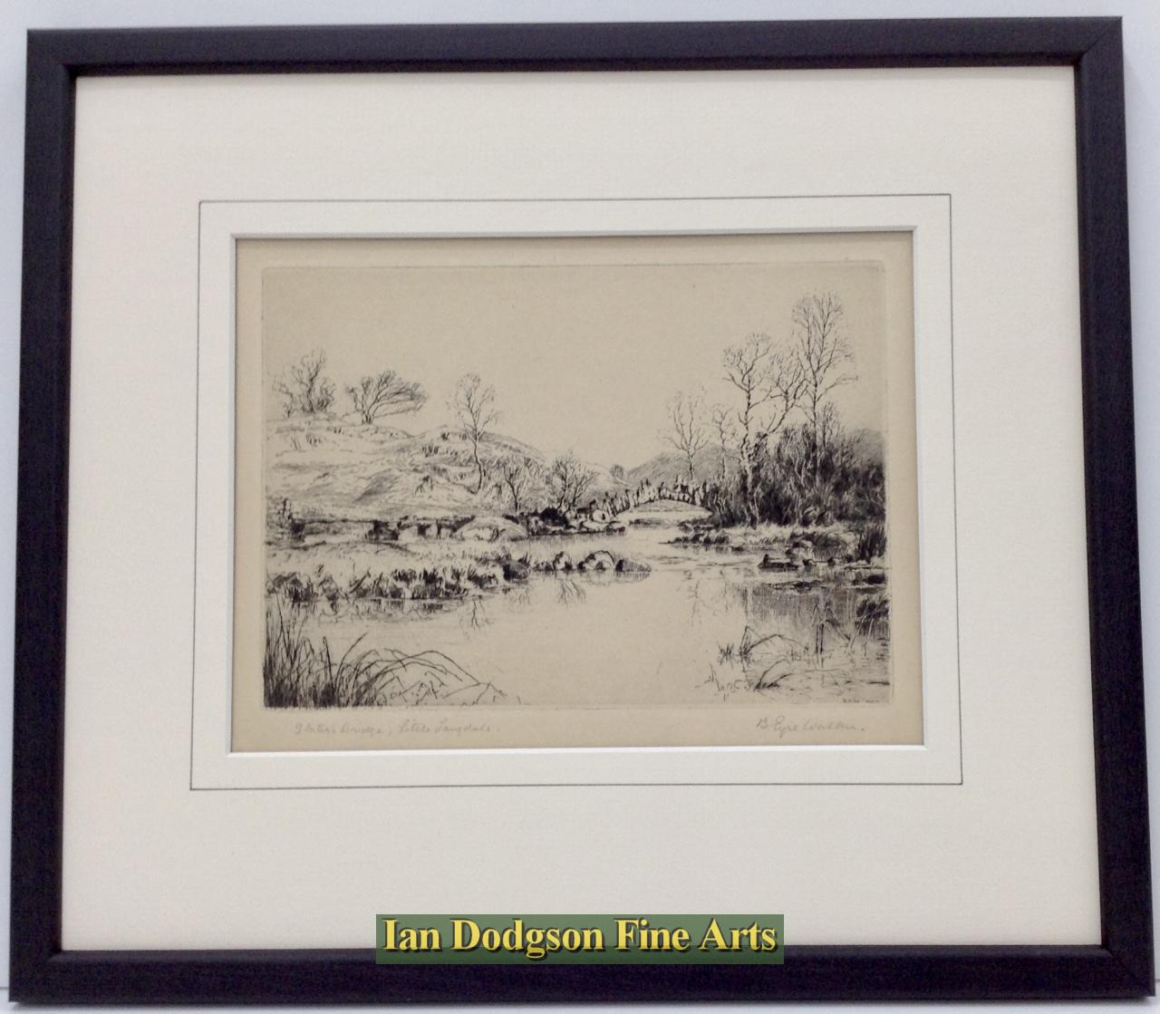 Bernard Eyre Walker - Slater’s Bridge, Little Langdale Etching (c1930)