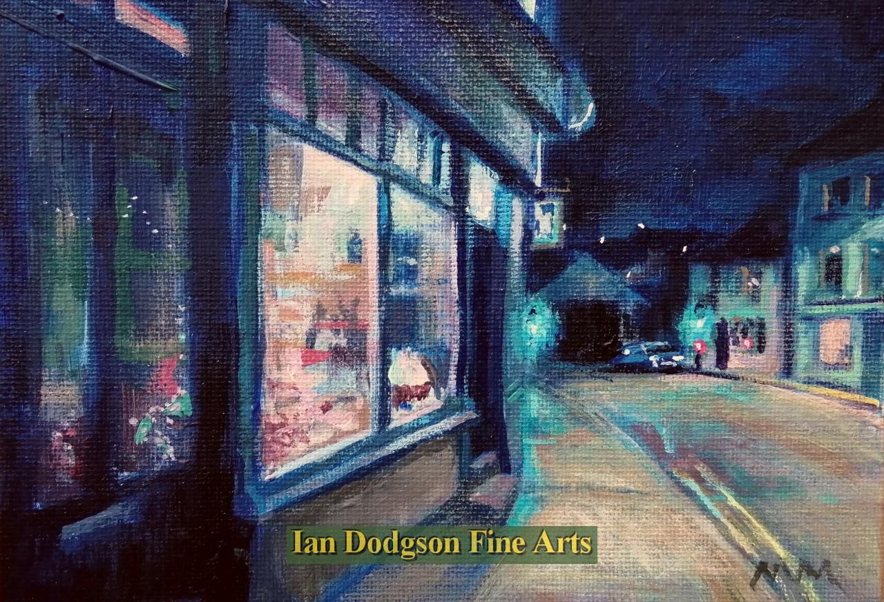 Stryd Fawr Nos by Martin Morley