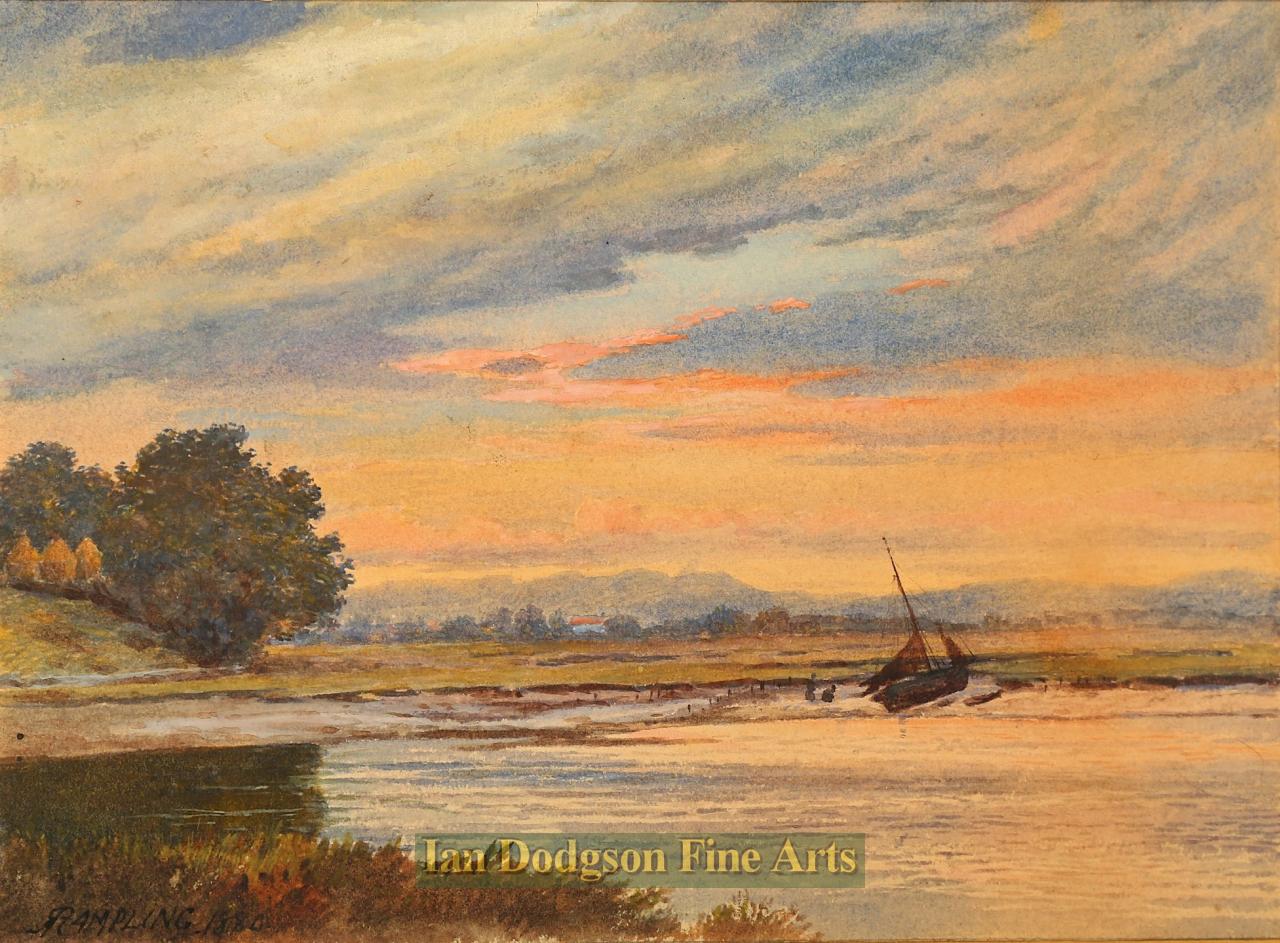 Dawn on the estuary by Robert Rampling 