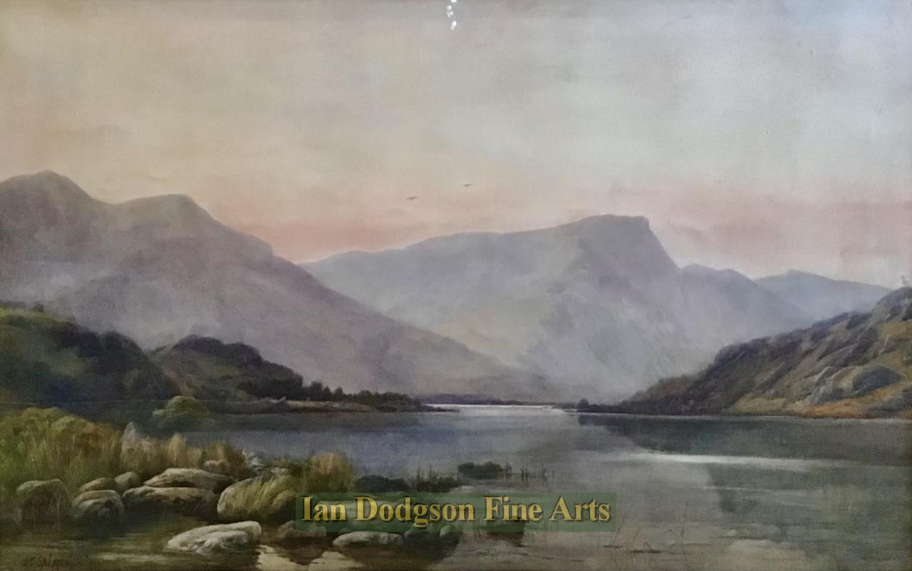 Llyn Ogwen by John Cuthbert Salmon 
