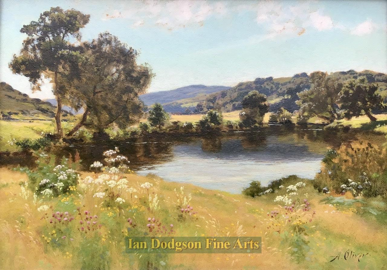 The River Llugwy by Alfred Oliver RA.