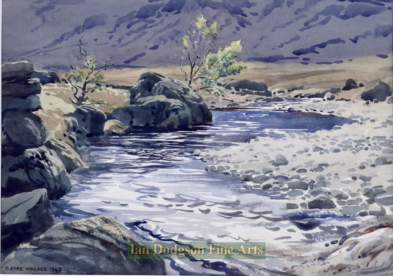 The Duddon near Birks bridge by Bernard Eyre Walker