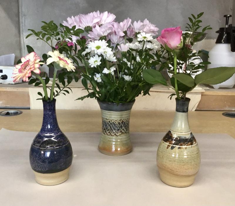 Bottles and Vase