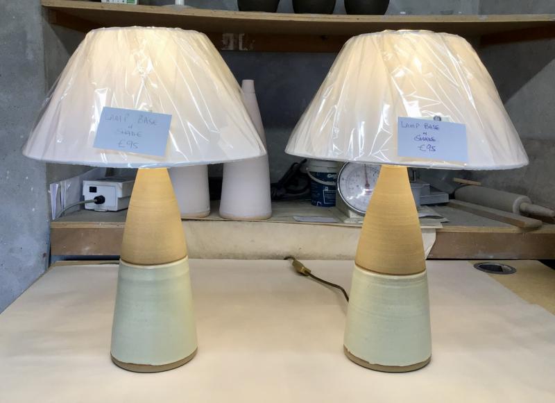 Large Green Lamps