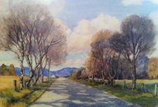 Autumn Birches, Aberfoyle. by Archibald Sandeman