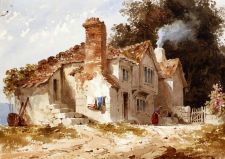 Cumberland cottage by Att, James Burrell Smith