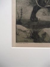 'Herbert Dicksee RA, RE, - The Challenge