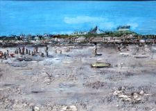 Summer morning, Anglesey beach scene by Sonia Ratcliff