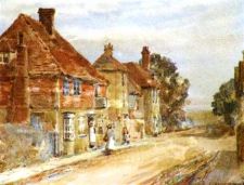 Village Street Scene by Francis Tighe