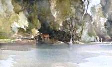 Mysterious Boathouse by Sir William Russell Flint