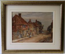 'Francis Tighe - Village Street Scene