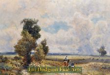 To the hayfield, Near Kent Estuary by William Manners