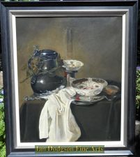 Pewter flagon with Ming Bowls by Manner, Jan Janz Treck