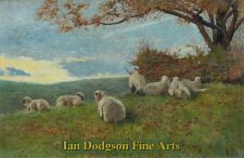 Landscape with sheep by Miller Smith