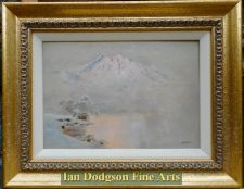 'Alfred Oliver RA. - Moel Siabod at Dawn