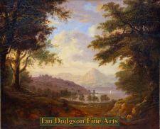 Evening by the lake by Jane Nasmyth