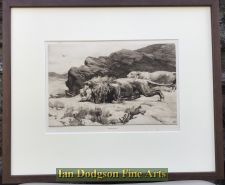 'Herbert Dicksee RA, RE, - Marauders