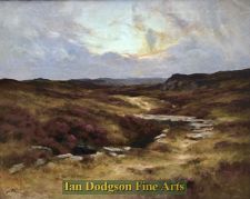 North Wales, Moorland Sunrise by Alfred Oliver