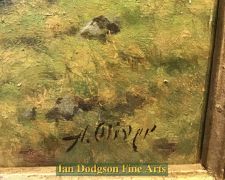 'Alfred Oliver RA. - A glimpse of Snowdon  Horseshoe