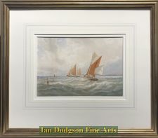 'George Stanfield Walters RSA, RA.RSW. - Fishing boats off the coast