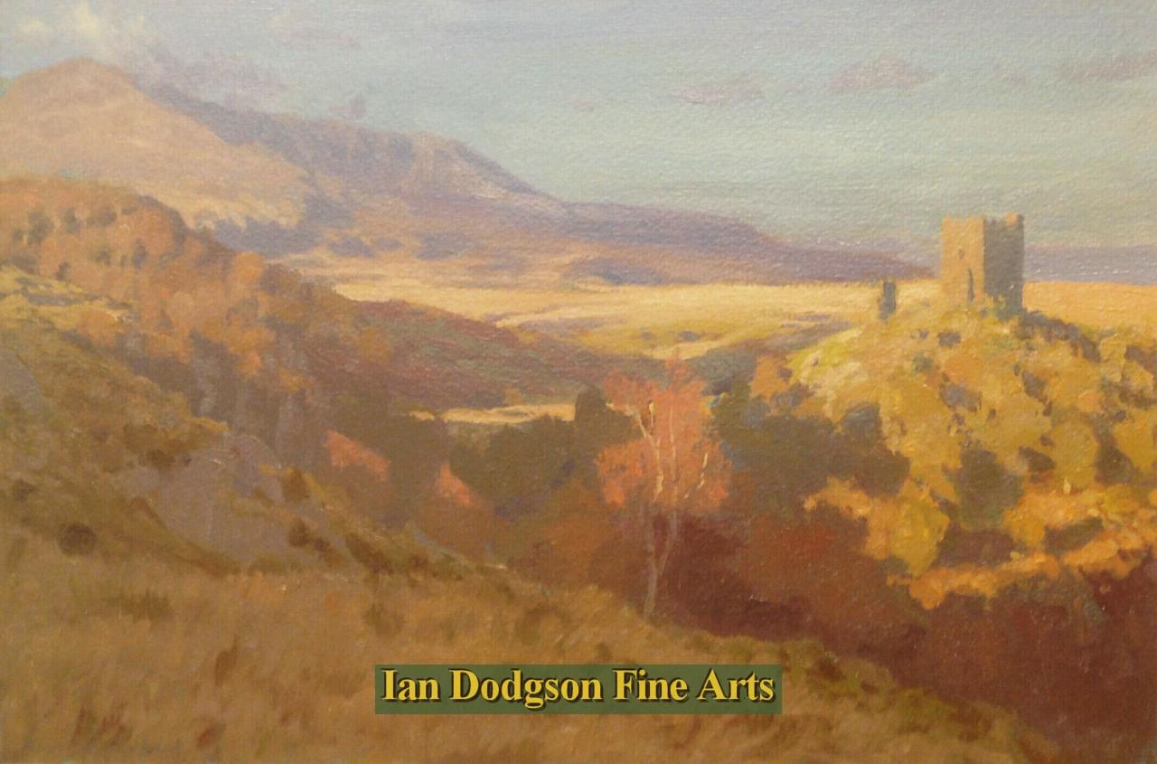 Dolwyddelan Castle, North Wales by David Woodford