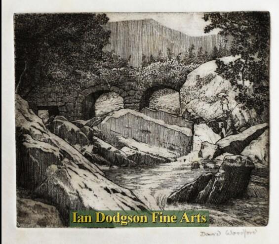 Pont-y-Ceunant, Nant Ffrancon, Bethesda by David Woodford