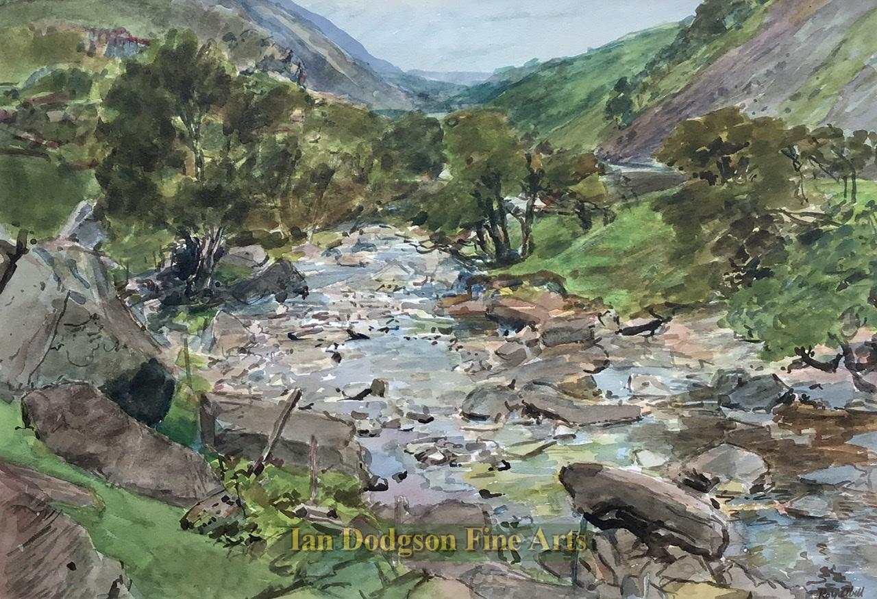 North Wales Stream, Pen y Pass by Roy Abell ARCA, RBSA